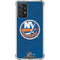 NHL New York Islanders Distressed Galaxy A72 5G Clear Case