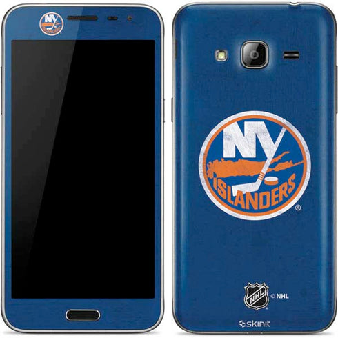 NHL New York Islanders Distressed Galaxy J3 Skin