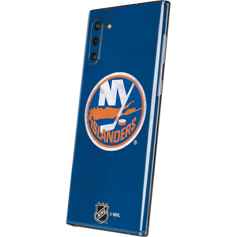 NHL New York Islanders Distressed Galaxy Note 10 Skin