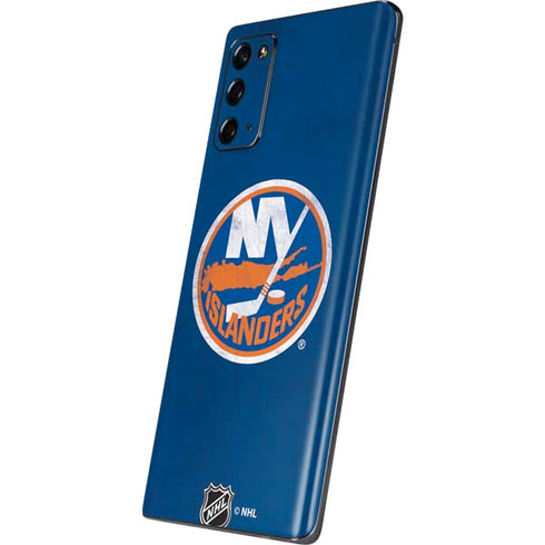 NHL New York Islanders Distressed Galaxy Note20 5G Skin