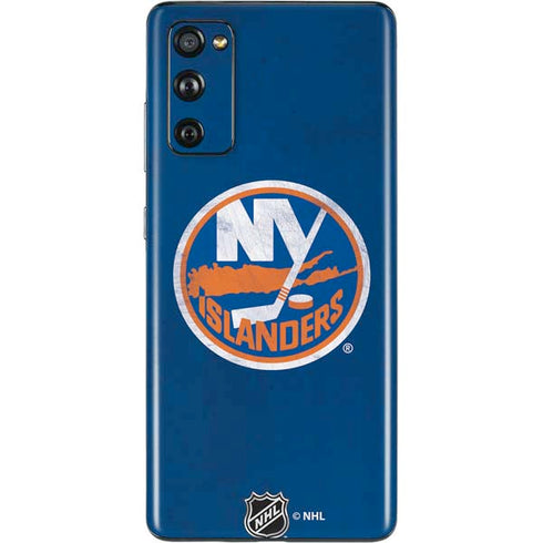 NHL New York Islanders Distressed Galaxy S20 Fan Edition Skin