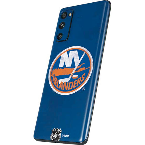 NHL New York Islanders Distressed Galaxy S20 Fan Edition Skin