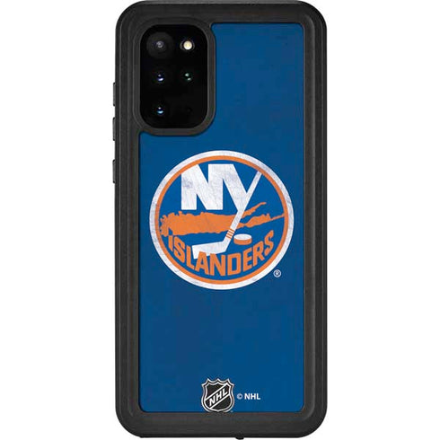 NHL New York Islanders Distressed Galaxy S20 Plus Waterproof Case