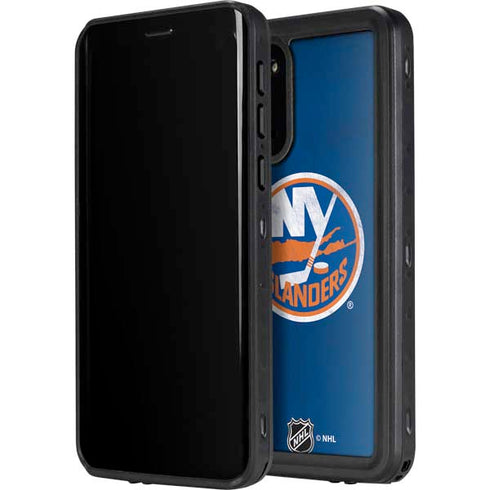 NHL New York Islanders Distressed Galaxy S20 Plus Waterproof Case