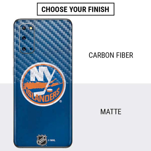 NHL New York Islanders Distressed Galaxy S20 Skin