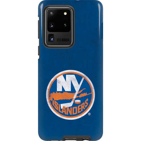 NHL New York Islanders Distressed Galaxy S20 Ultra 5G Pro Case