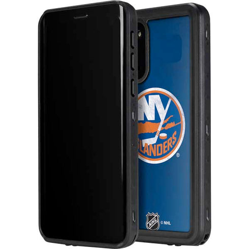 NHL New York Islanders Distressed Galaxy S20 Waterproof Case