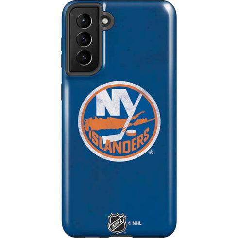 NHL New York Islanders Distressed Galaxy S21 Plus 5G Pro Case