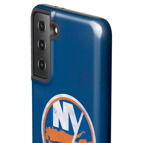 NHL New York Islanders Distressed Galaxy S21 Plus 5G Pro Case
