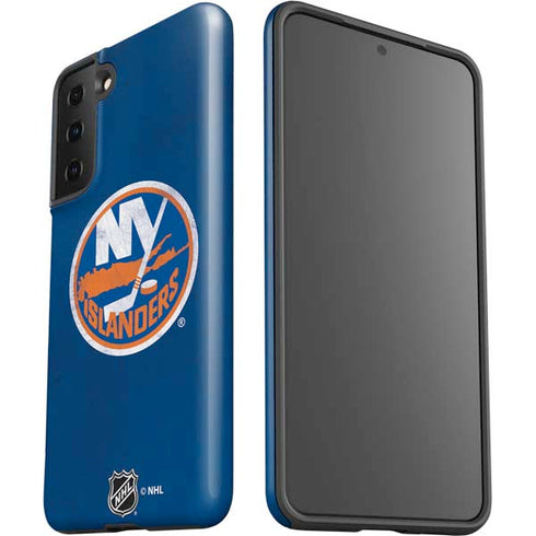 NHL New York Islanders Distressed Galaxy S21 Plus 5G Pro Case