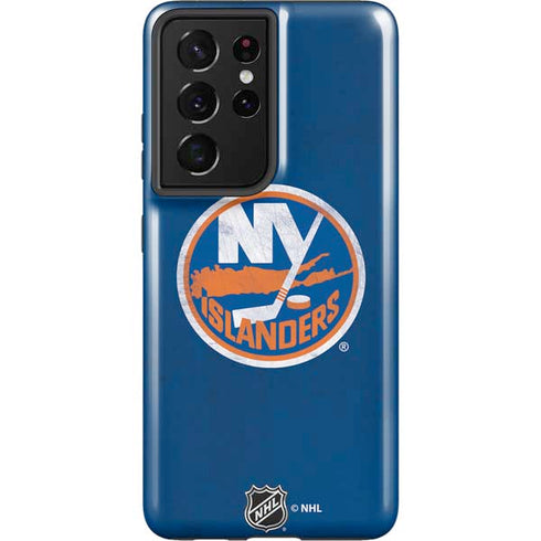 NHL New York Islanders Distressed Galaxy S21 Ultra 5G Pro Case