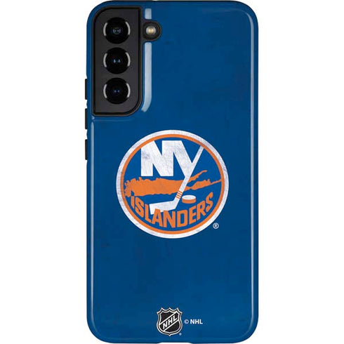 NHL New York Islanders Distressed Galaxy S22 Plus Pro Case