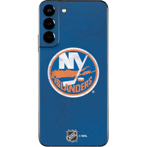 NHL New York Islanders Distressed Galaxy S22 Plus Skin