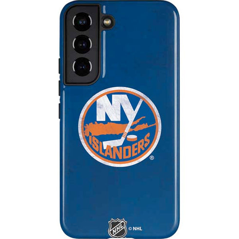 NHL New York Islanders Distressed Galaxy S22 Pro Case