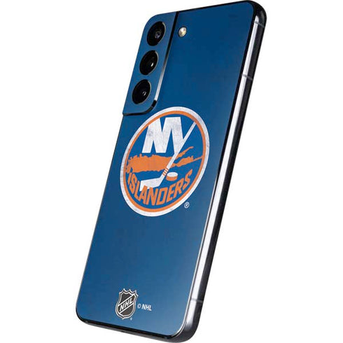 NHL New York Islanders Distressed Galaxy S22 Skin