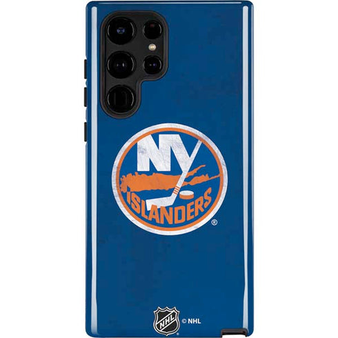 NHL New York Islanders Distressed Galaxy S22 Ultra Pro Case