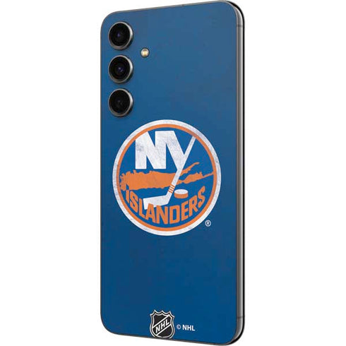 NHL New York Islanders Distressed Galaxy S23 FE Skin