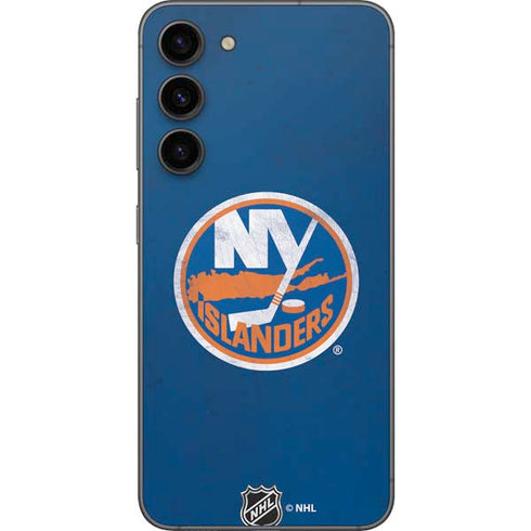 NHL New York Islanders Distressed Galaxy S23 Plus Skin