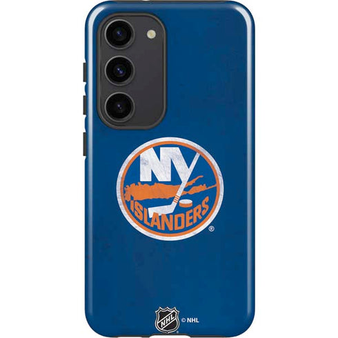 NHL New York Islanders Distressed Galaxy S23 Pro Case