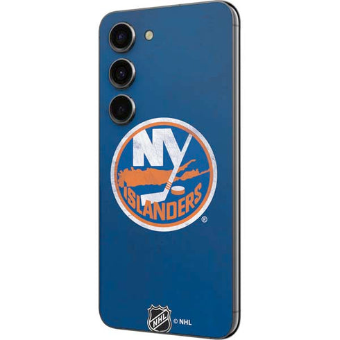 NHL New York Islanders Distressed Galaxy S23 Skin