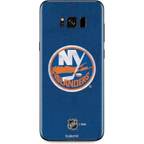 NHL New York Islanders Distressed Galaxy S8 Plus Skin