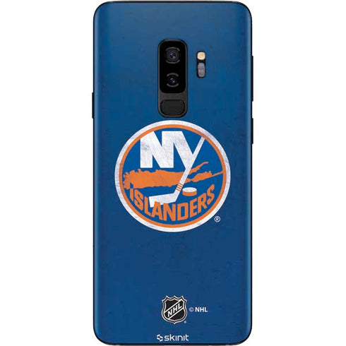 NHL New York Islanders Distressed Galaxy S9 Plus Skin