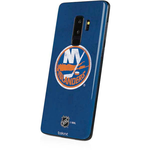 NHL New York Islanders Distressed Galaxy S9 Plus Skin