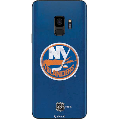 NHL New York Islanders Distressed Galaxy S9 Skin