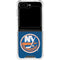 NHL New York Islanders Distressed Galaxy Z Flip5 5G Clear Case