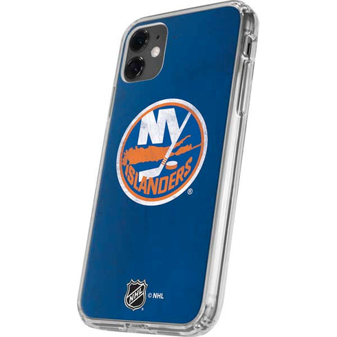 NHL New York Islanders Distressed iPhone 11 Clear Case