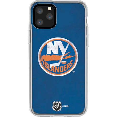 NHL New York Islanders Distressed iPhone 11 Pro Clear Case