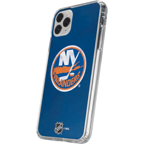 NHL New York Islanders Distressed iPhone 11 Pro Clear Case