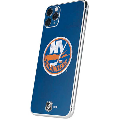NHL New York Islanders Distressed iPhone 11 Pro Max Skin