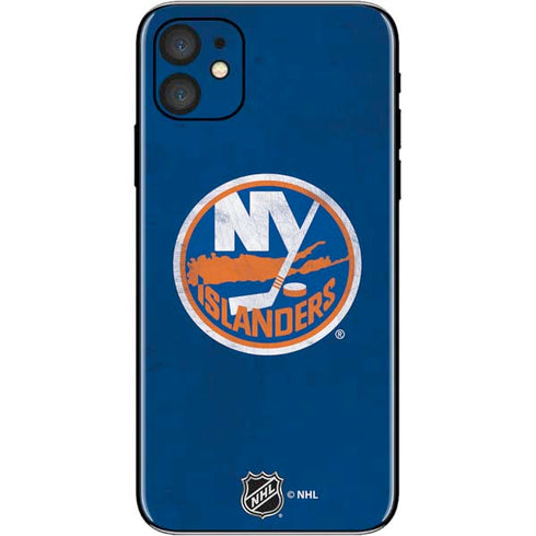 NHL New York Islanders Distressed iPhone 11 Skin
