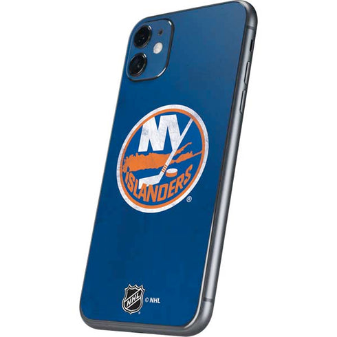 NHL New York Islanders Distressed iPhone 11 Skin