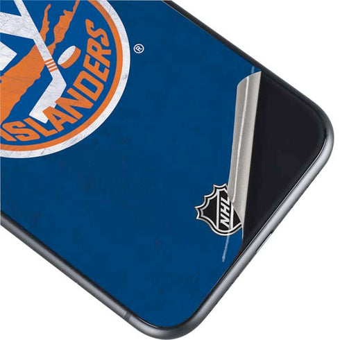 NHL New York Islanders Distressed iPhone 11 Skin