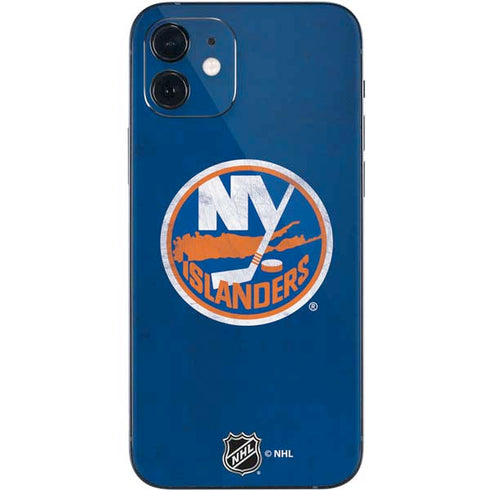 NHL New York Islanders Distressed iPhone 12 Mini Skin