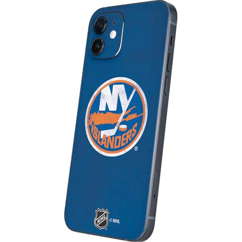 NHL New York Islanders Distressed iPhone 12 Mini Skin