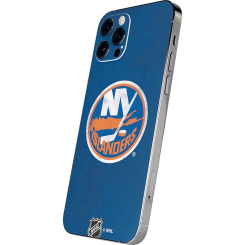 NHL New York Islanders Distressed iPhone 12 Pro Max Skin