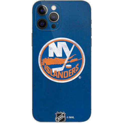 NHL New York Islanders Distressed iPhone 12 Pro Skin