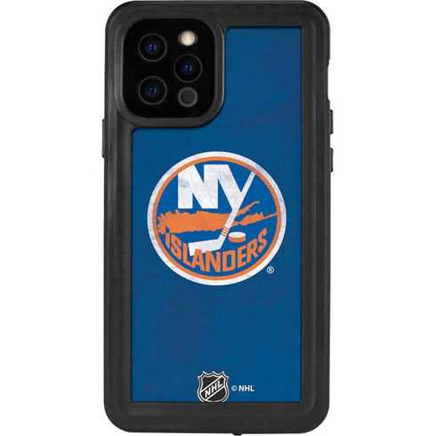 NHL New York Islanders Distressed iPhone 12 Pro Waterproof Case