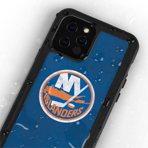 NHL New York Islanders Distressed iPhone 12 Pro Waterproof Case