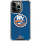 NHL New York Islanders Distressed iPhone 14 Pro Clear Case