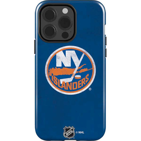 NHL New York Islanders Distressed iPhone 15 Pro Impact Case