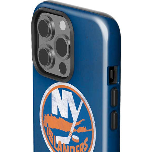 NHL New York Islanders Distressed iPhone 14 Pro Impact Case
