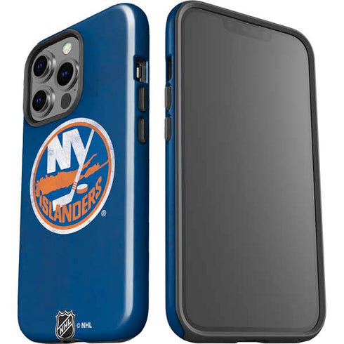 NHL New York Islanders Distressed iPhone 14 Pro Impact Case