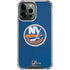 NHL New York Islanders Distressed iPhone 14 Pro Max Clear Case