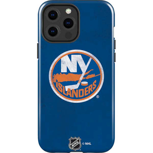 NHL New York Islanders Distressed iPhone 15 Pro Max Impact Case