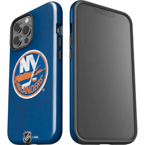 NHL New York Islanders Distressed iPhone 15 Pro Max Impact Case