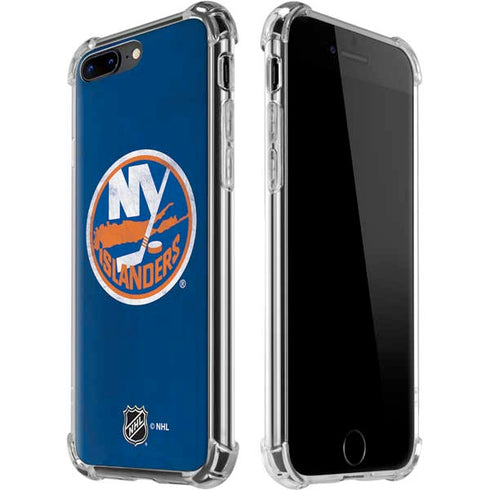 NHL New York Islanders Distressed iPhone 7/8 Plus Clear Case